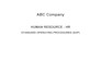 write your business and company policies